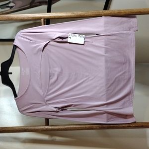 Nine West Light Pink Long Sleeve Top Size Medium NWT